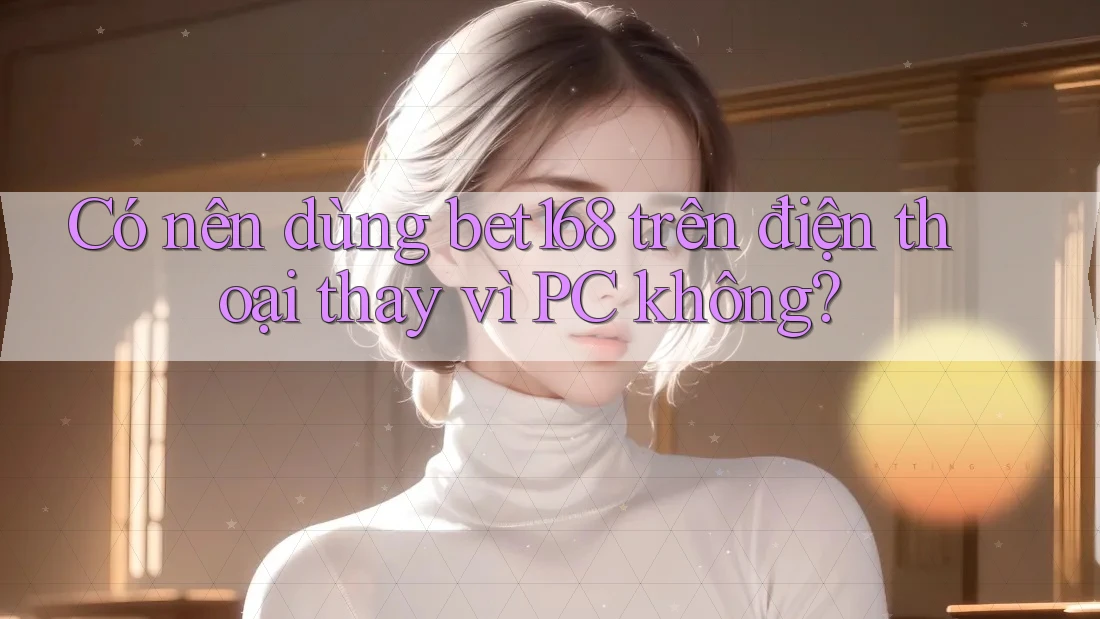 Có nên dùng bet168 trên điện thoại thay vì PC không?
