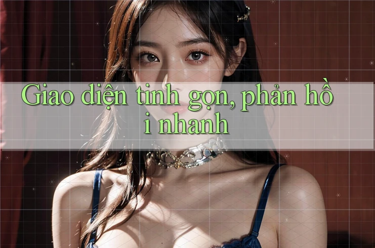 Giao diện tinh gọn, phản hồi nhanh