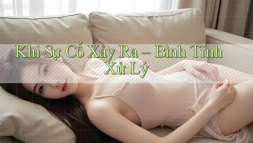 Khi Sự Cố Xảy Ra – Bình Tĩnh Xử Lý