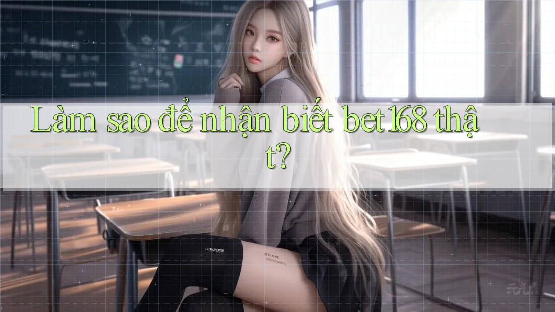 Làm sao để nhận biết bet168 thật?