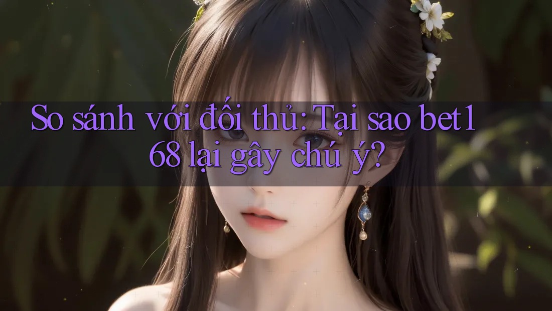 So sánh với đối thủ: Tại sao bet168 lại gây chú ý?