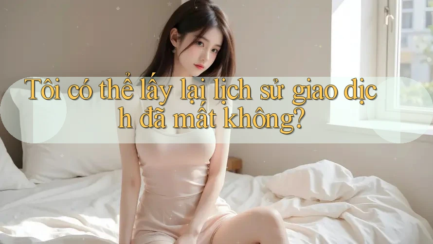 Tôi có thể lấy lại lịch sử giao dịch đã mất không?