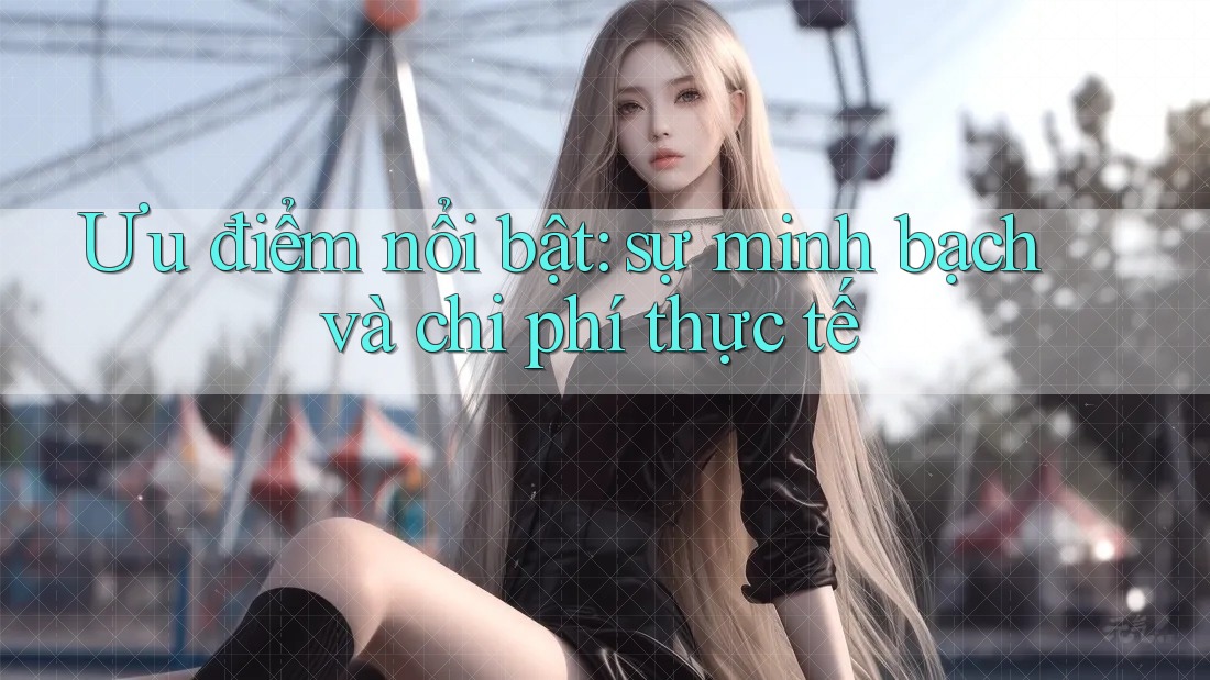 Ưu điểm nổi bật: sự minh bạch và chi phí thực tế